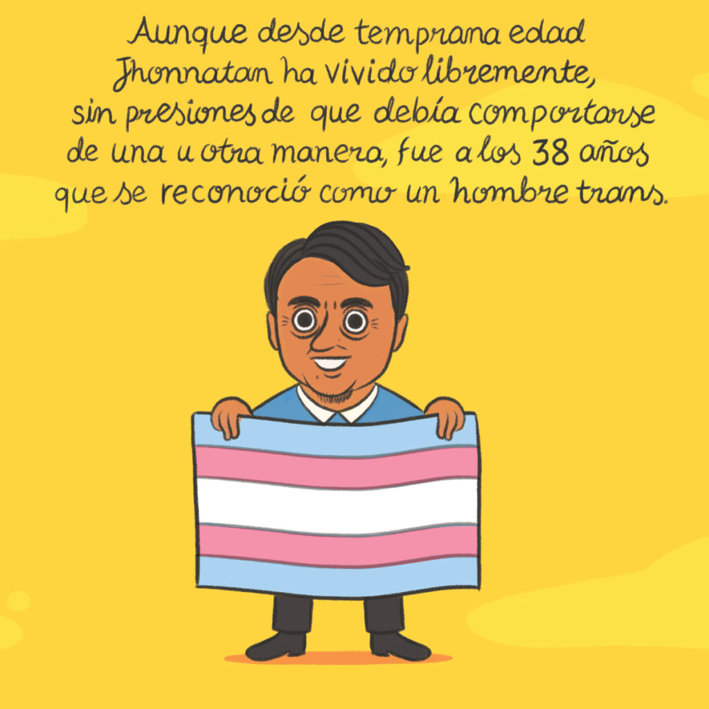 Jhonnatan Espinosa hombre trans
